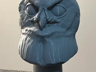 Great Horned Owl Bust by quentinsteinke | Download free STL model