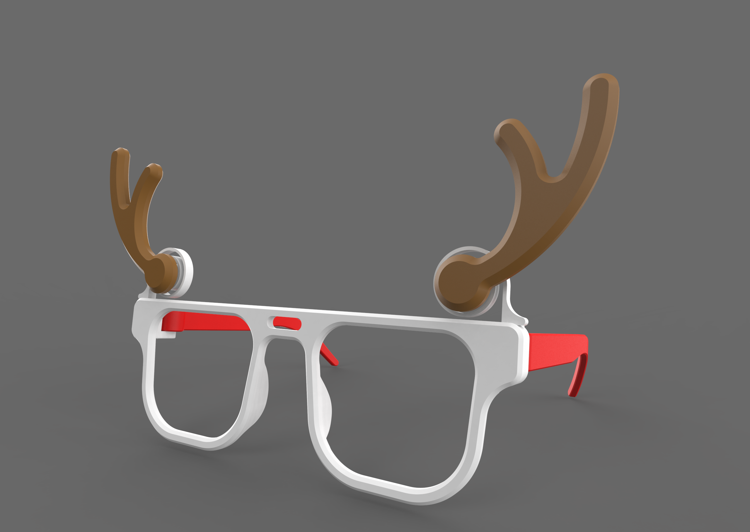 Christmas Glasses - Antlers