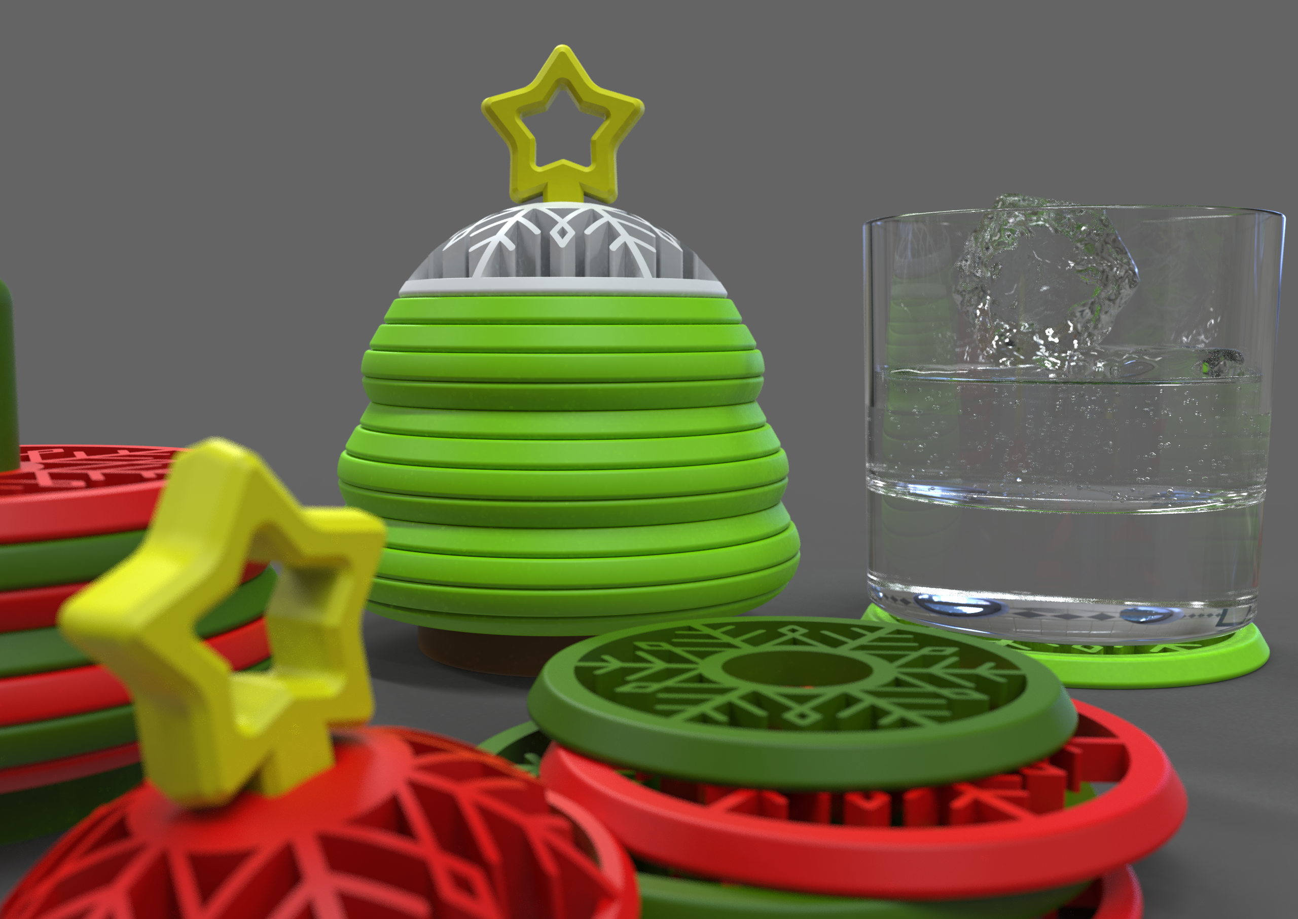 Christmas Tree Coaster