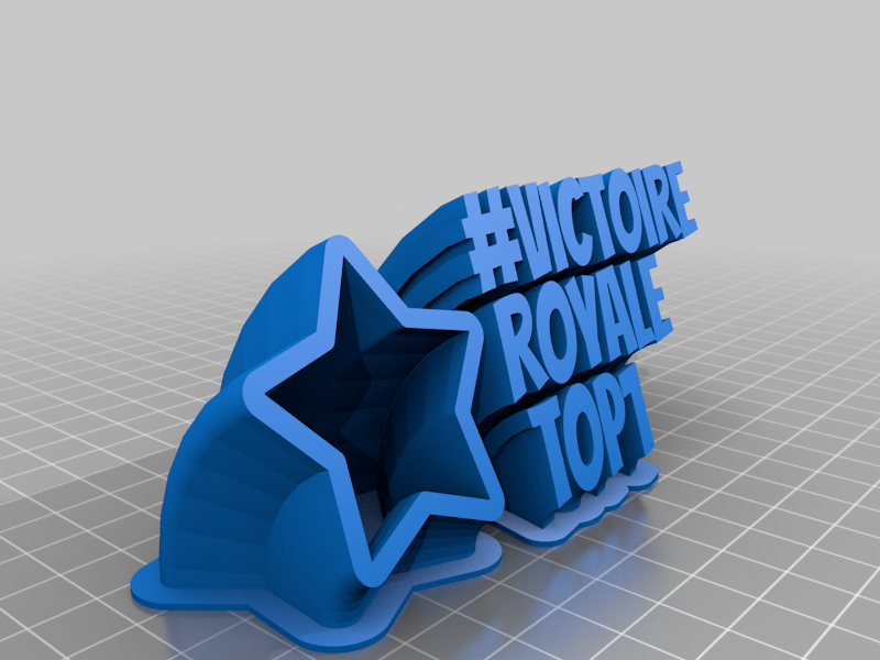 victoire name plate (text)