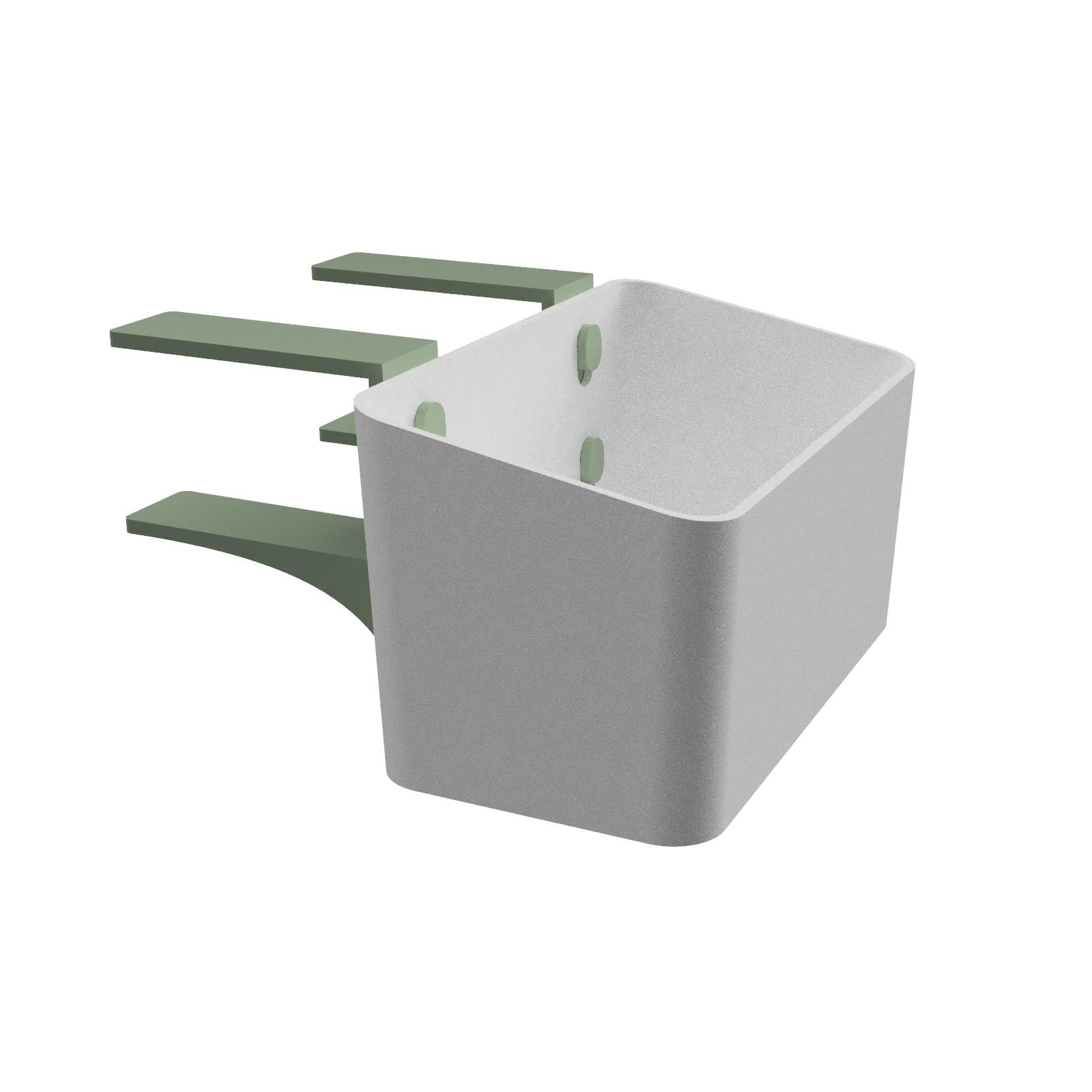ikea small table bin tray