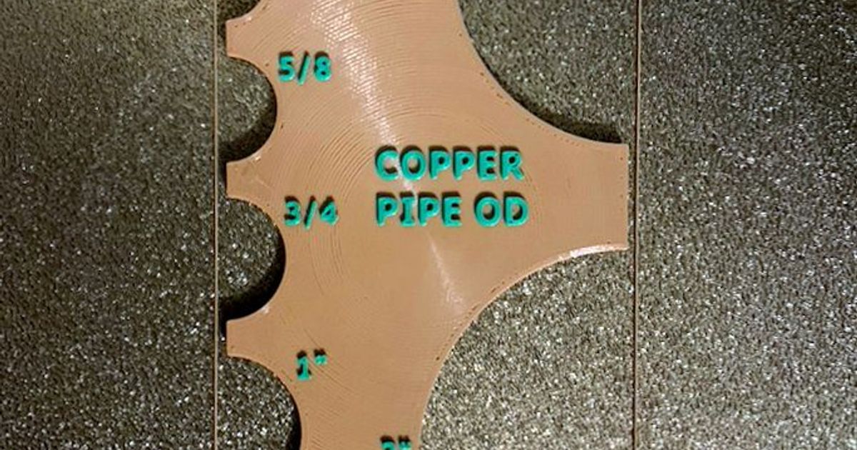 UFS105 Copper Pipe Diameter Gage, External Measurement by