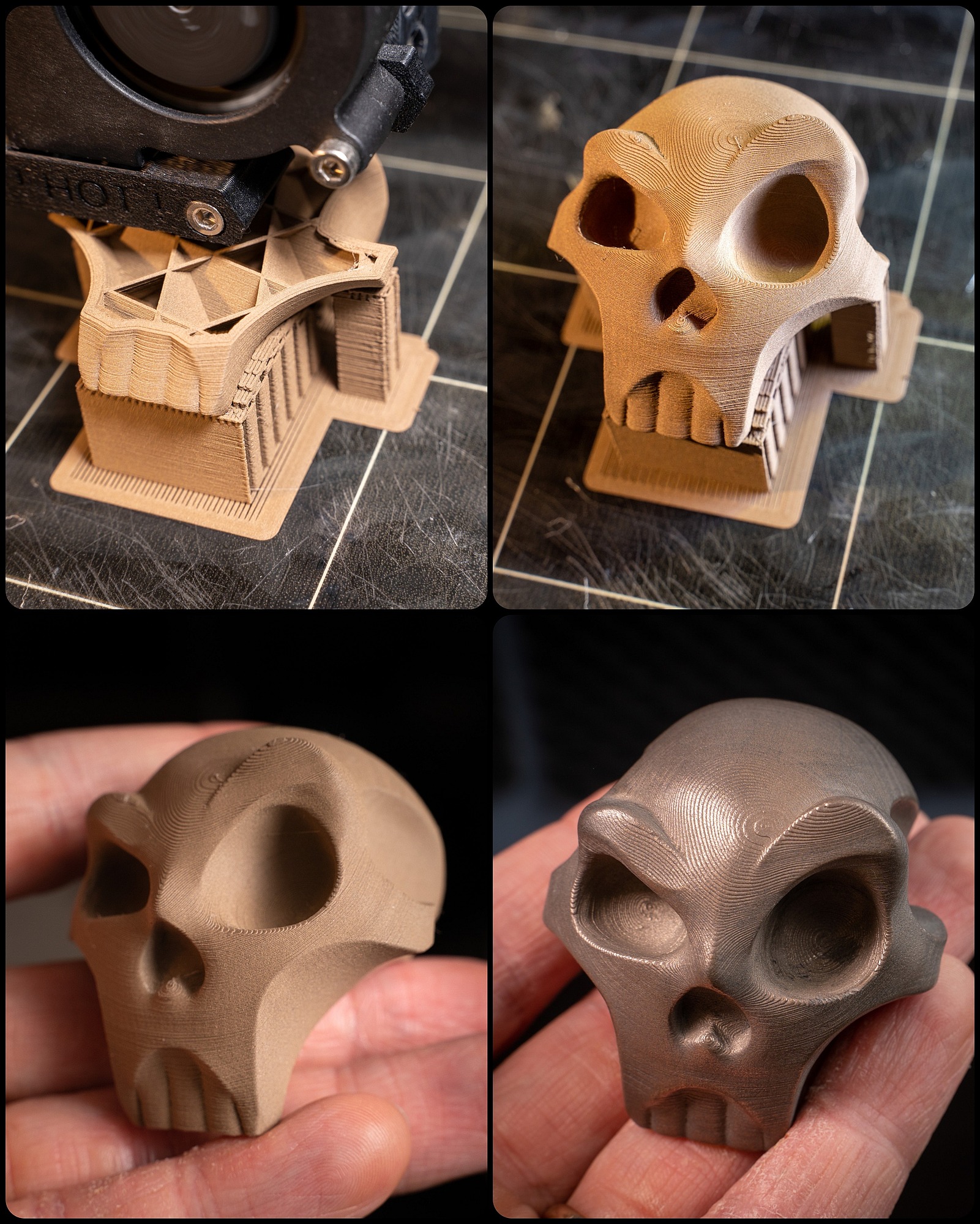 Stylized skull
