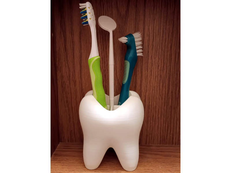Toothbrush Holder Tooth by Lyl3 Download free STL model