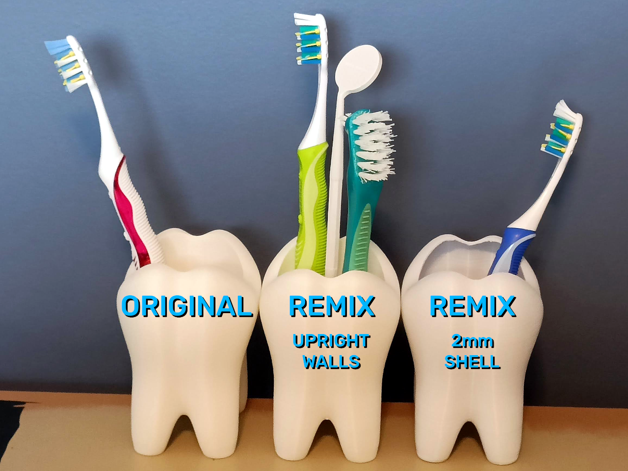 Toothbrush Holder Tooth by Lyl3 Download free STL model