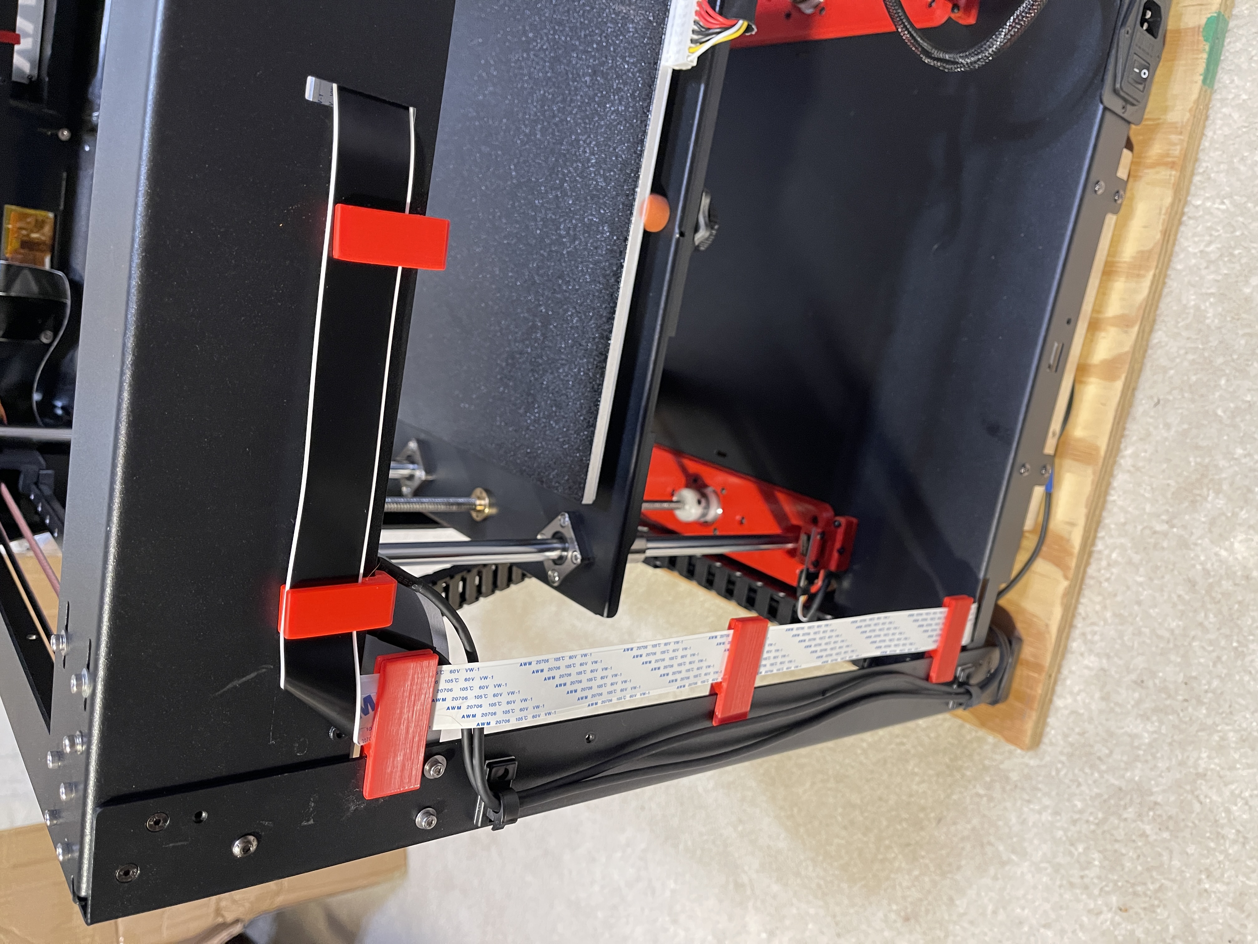 Qidi X-Max (X-Plus) Ribbon Cable Clips