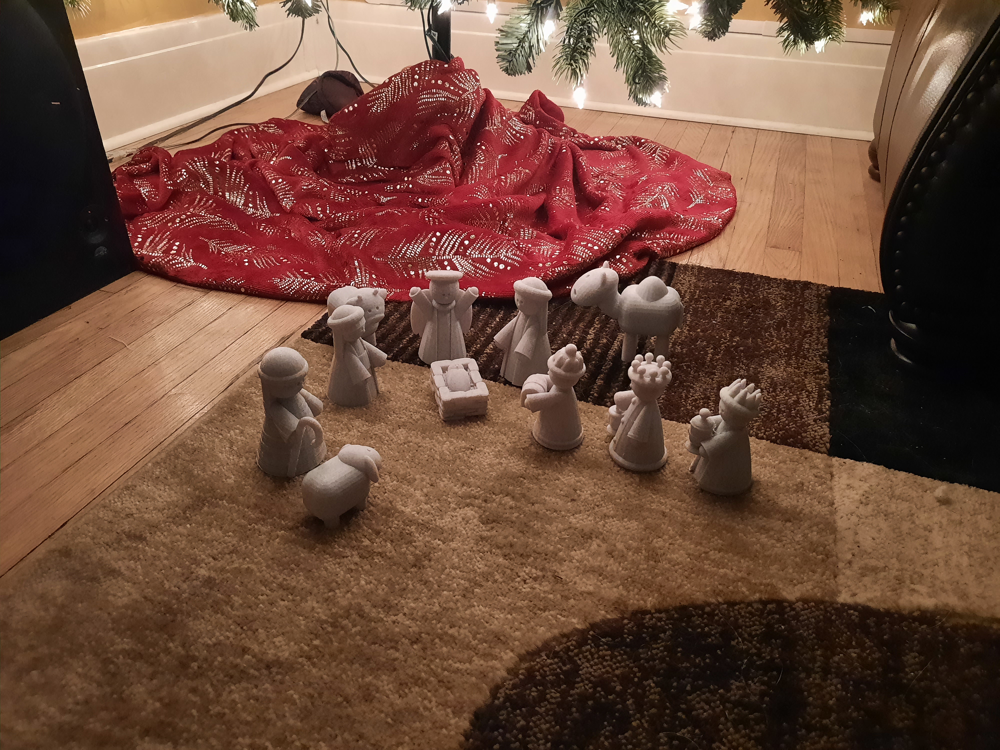 Miniatura 2 do modelo 3D Toddler Nativity Set