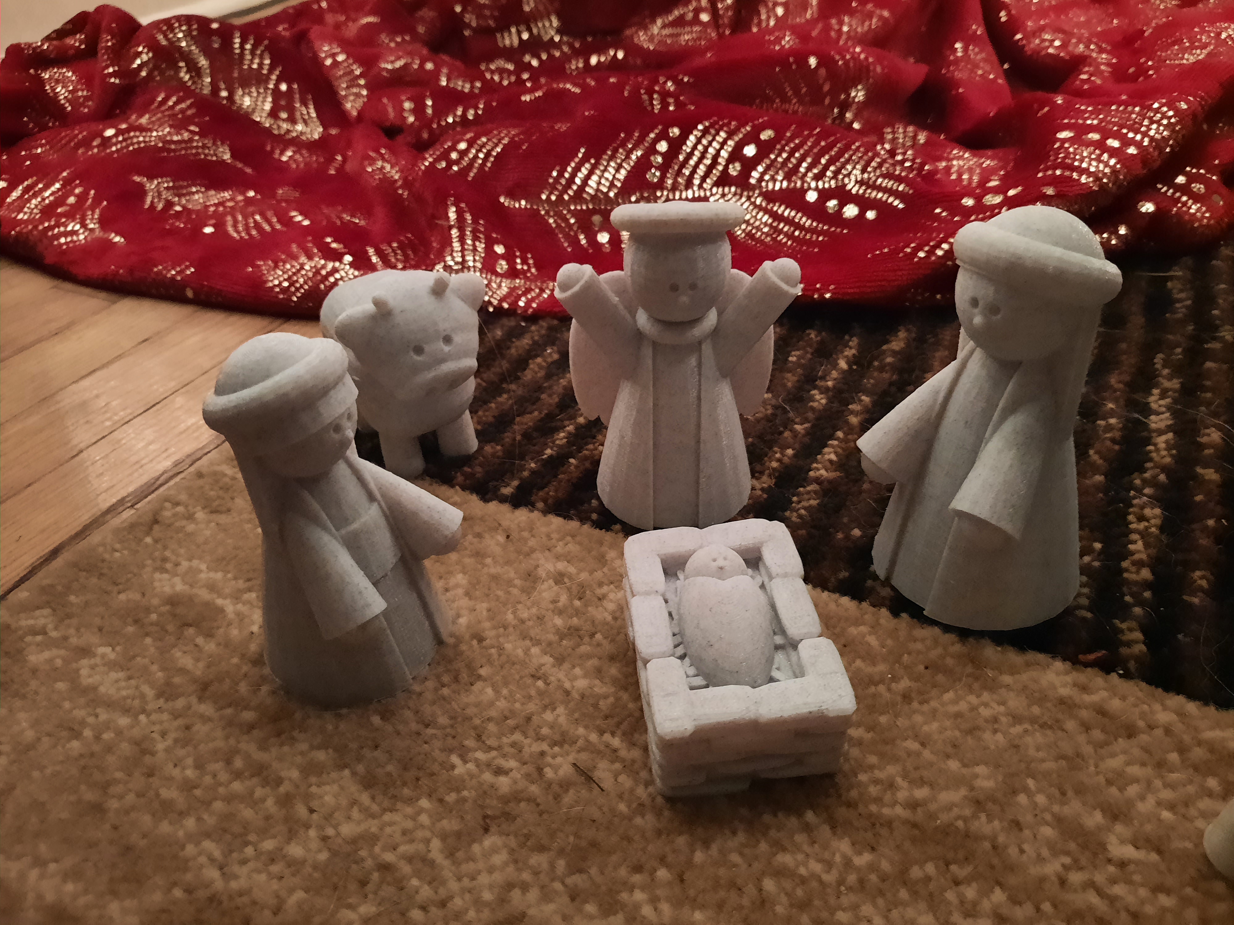Miniatura 3 do modelo 3D Toddler Nativity Set