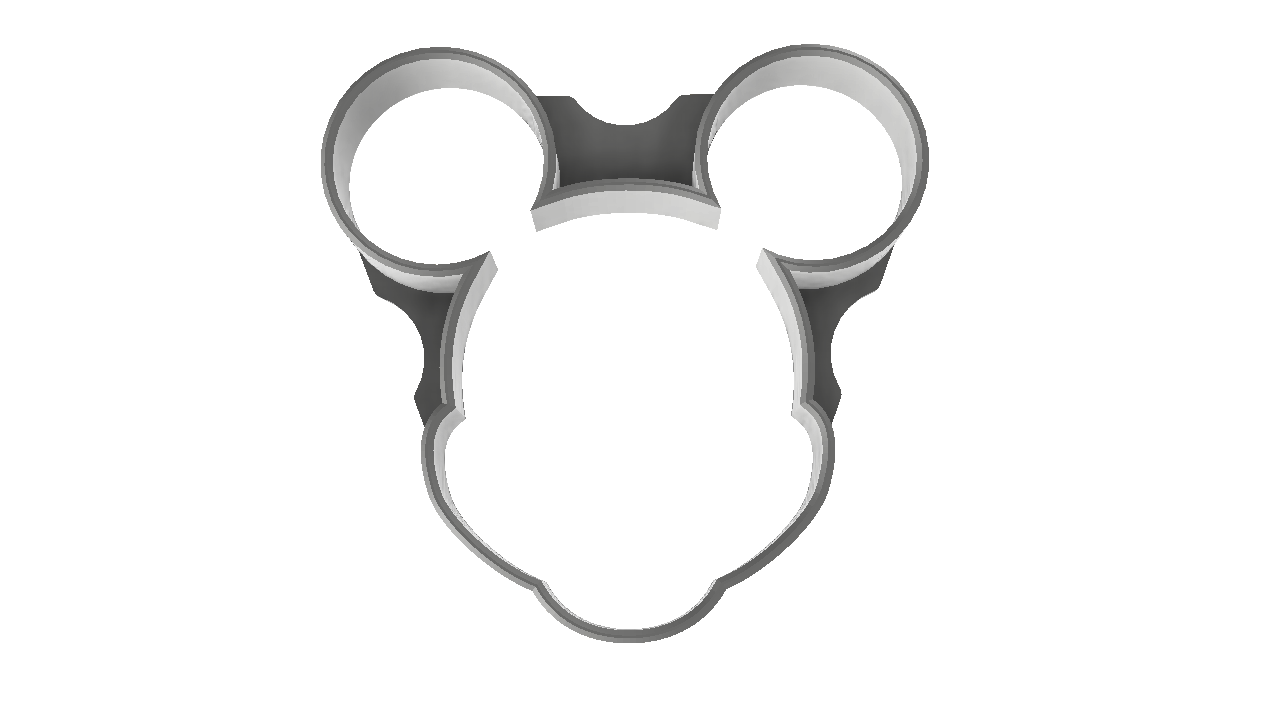 Mickey Cookie Cutter by Tom van der Geest Download free STL model