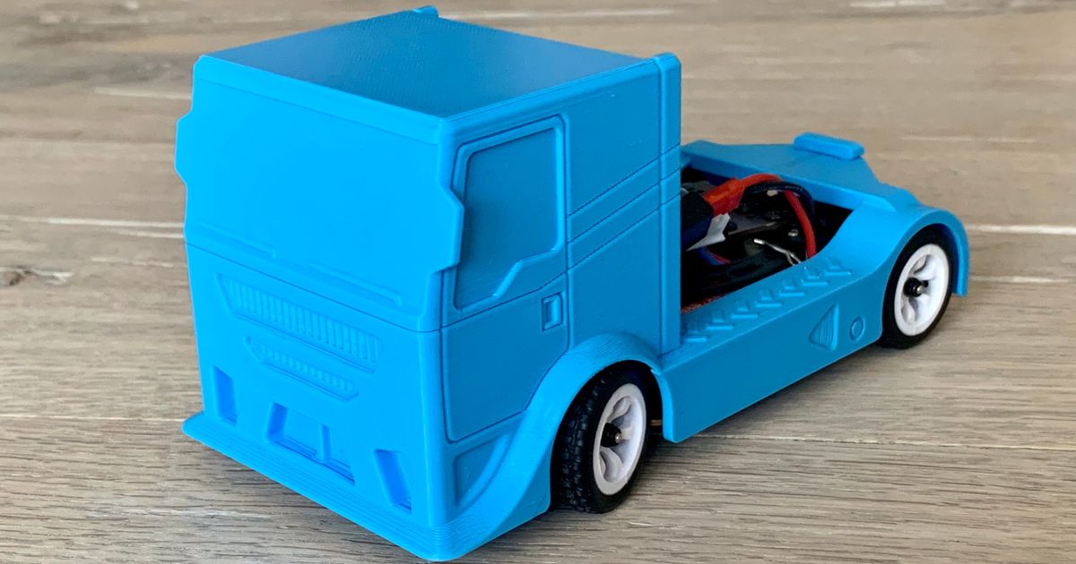 RC Race Truck body for WLToys K989 by Markus_p Download free STL