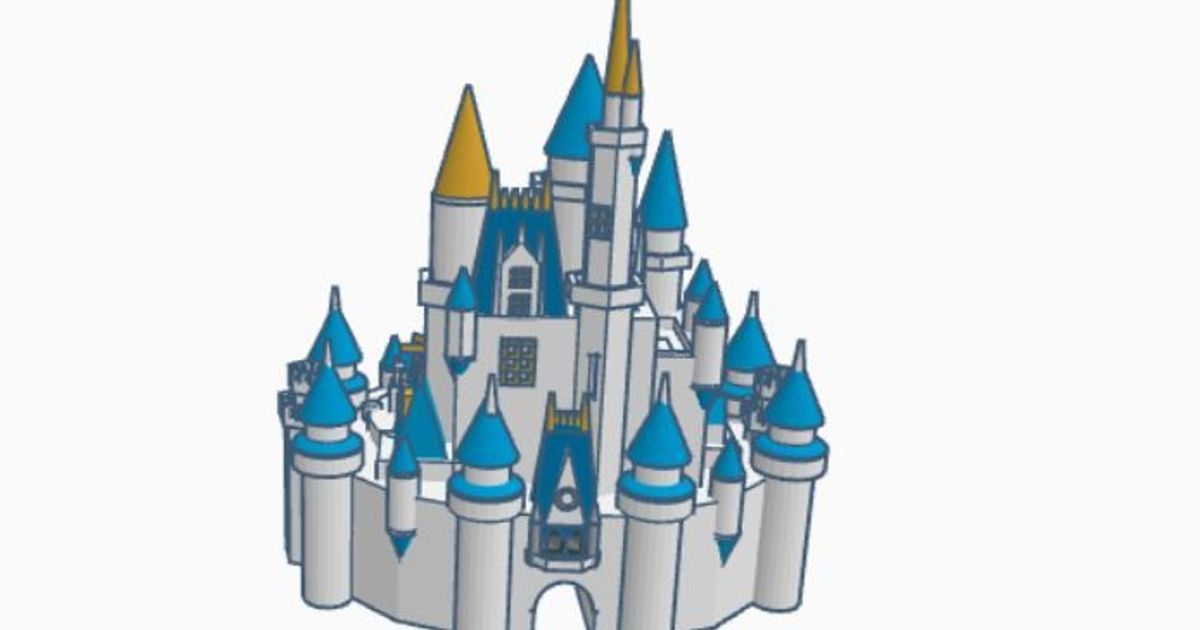 Disney World Castle by Andrew Stevens | Download free STL model ...