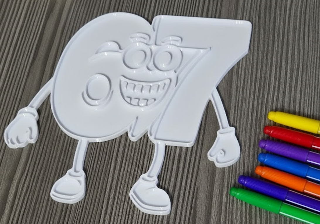 Creative 67 – Craft DIY Coloring sixseven