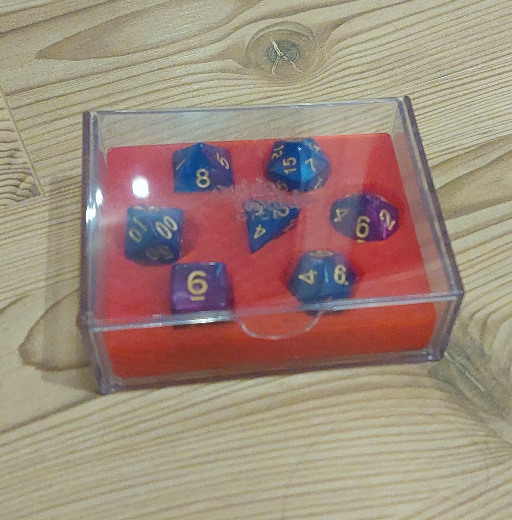 Dice set holder & inlay for "Oakie Doakie" dice set by Rouben