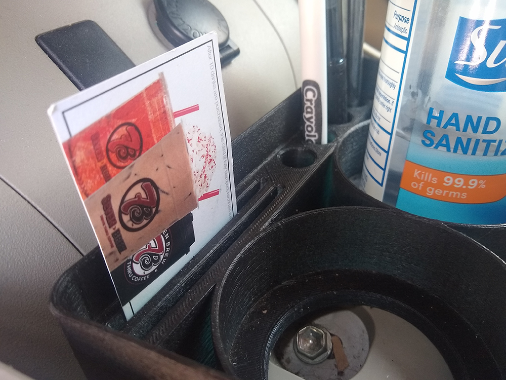 2011 Prius Gen 3 Center Console Insert (Cup Holder & Coin Organizer