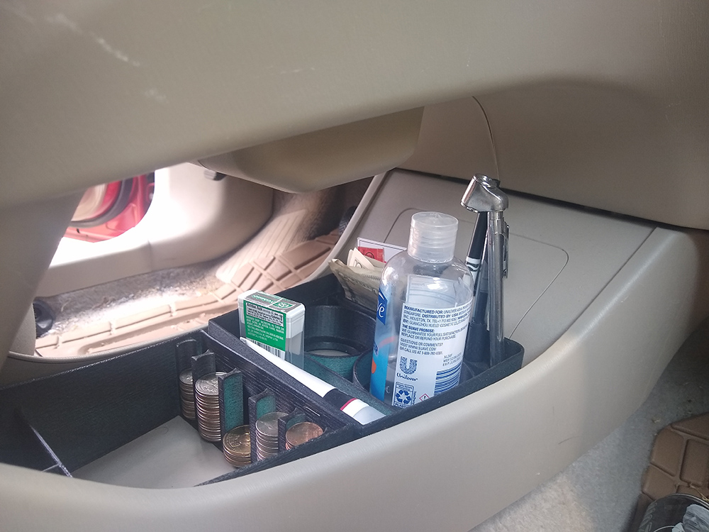 2011 Prius Gen 3 Center Console Insert (Cup Holder & Coin Organizer