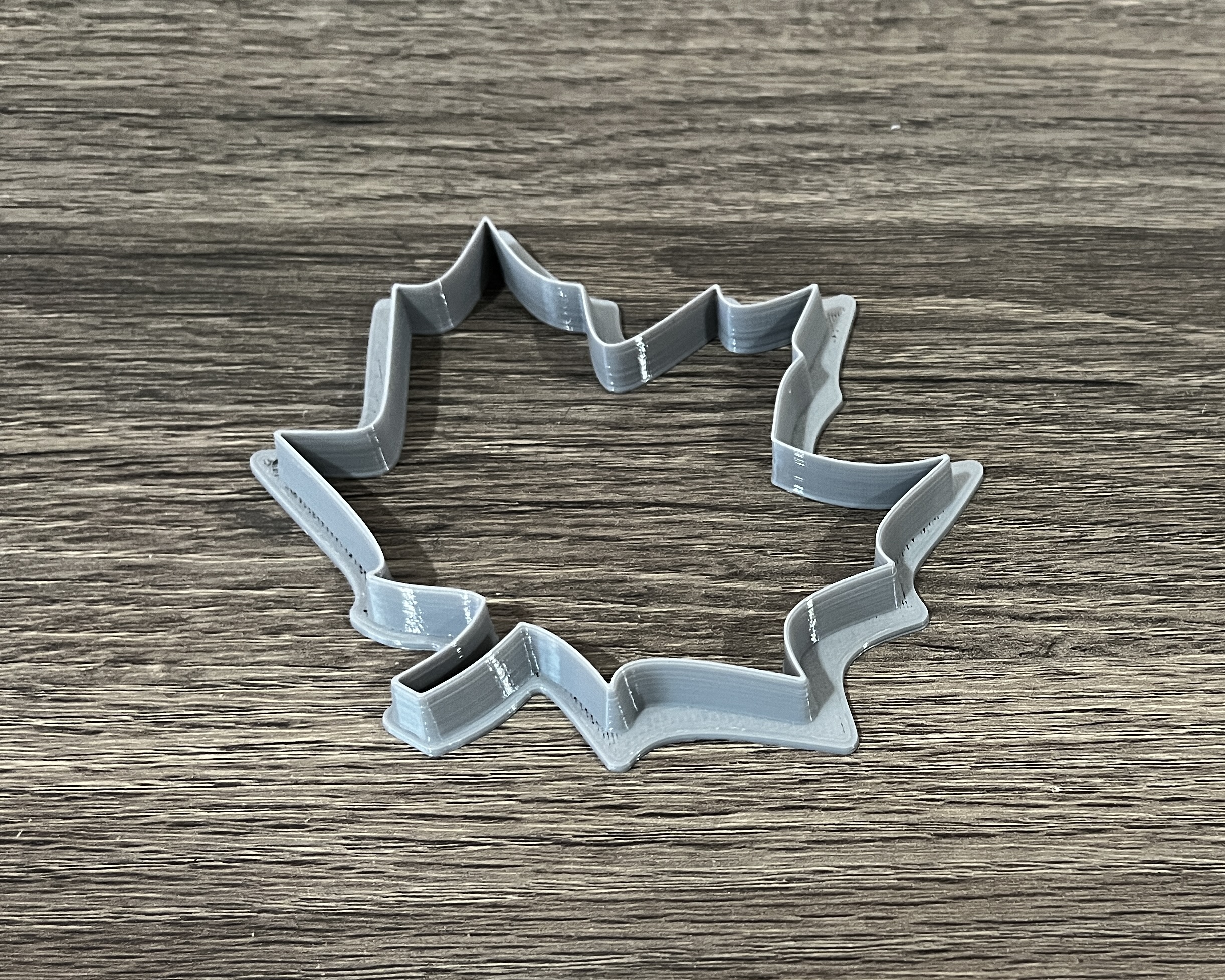 Miniatura 2 do modelo 3D Maple Leaf Cookie Cutter