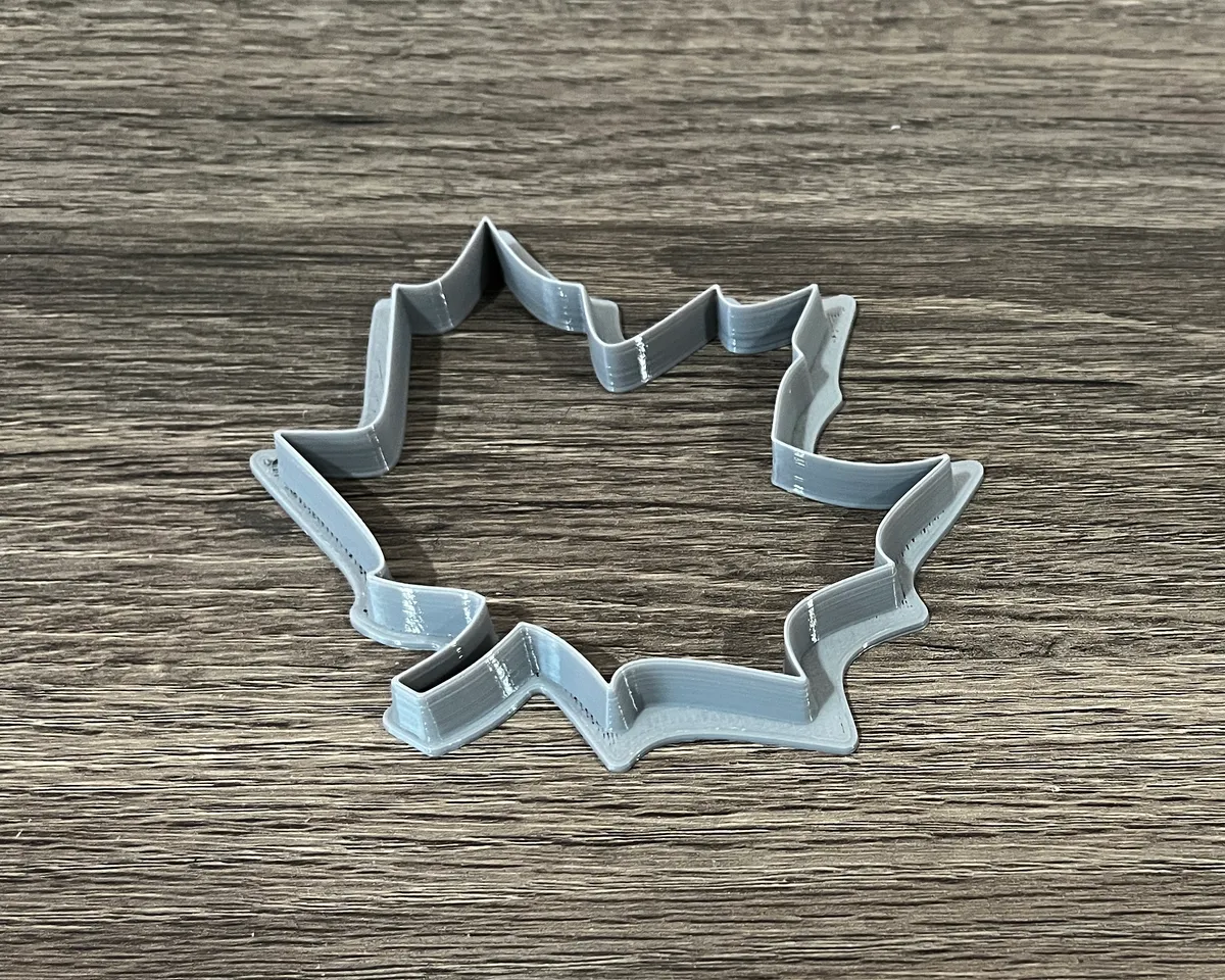 Maple Leaf Cookie Cutter by Whale50 | Download free STL model ...