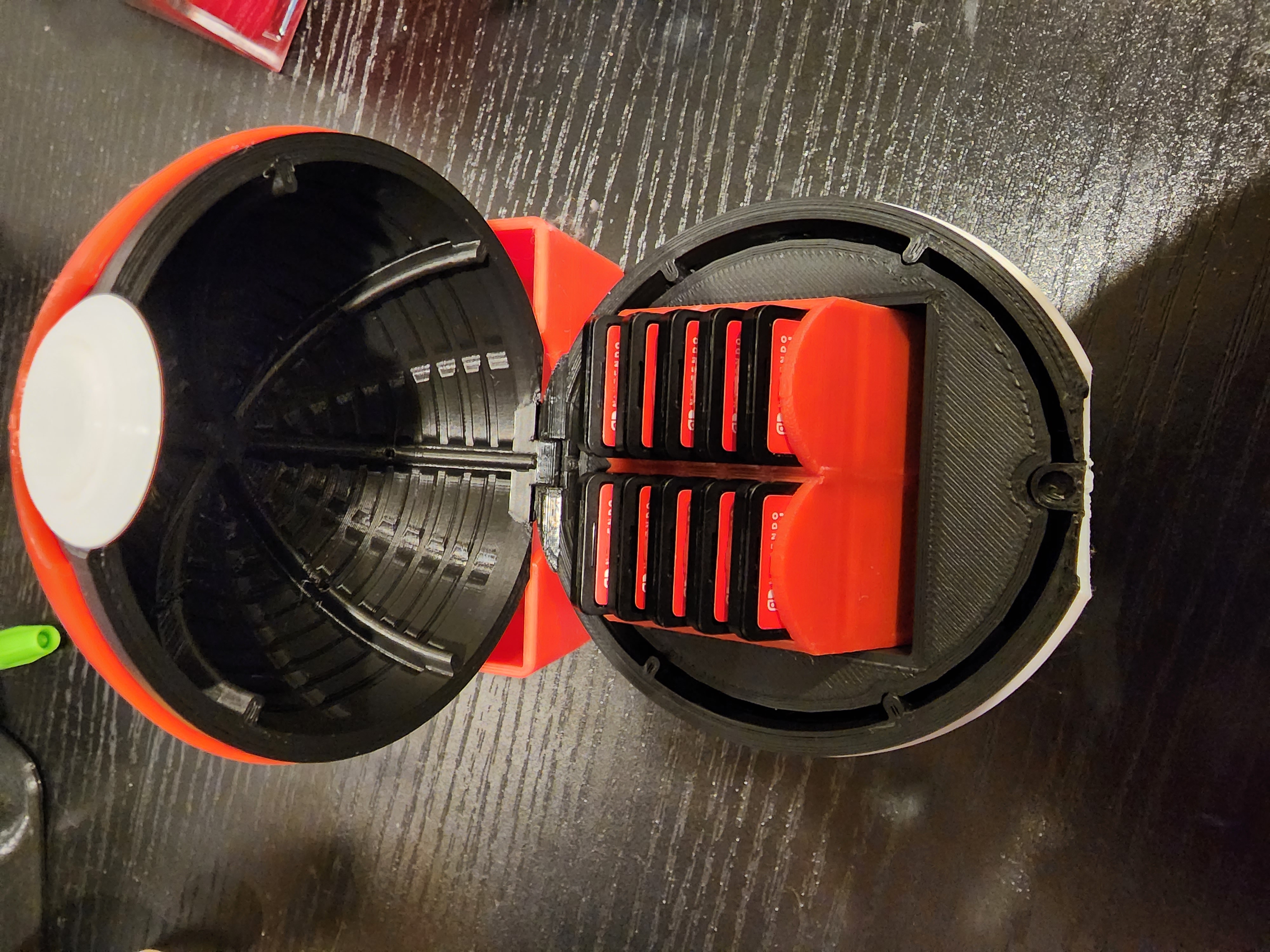 Switch Cartridge Holder for Pokeball 3D model thumbnail