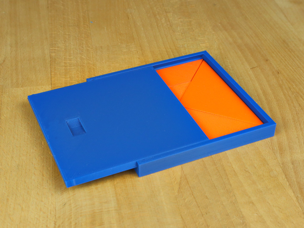Tangram Puzzle with Slider Box