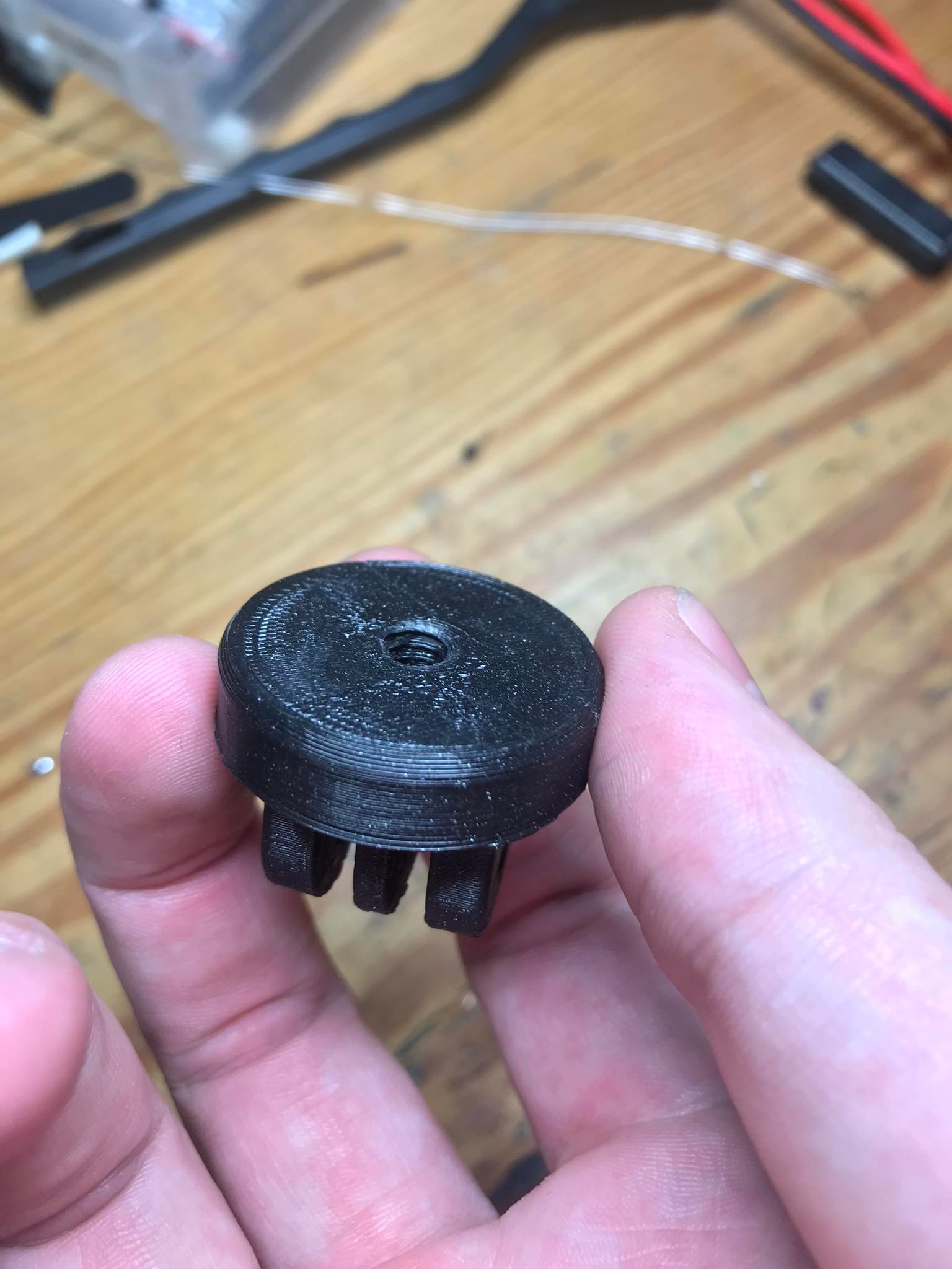 Action camera mount for photographic standard thread (1/420 UNC) by