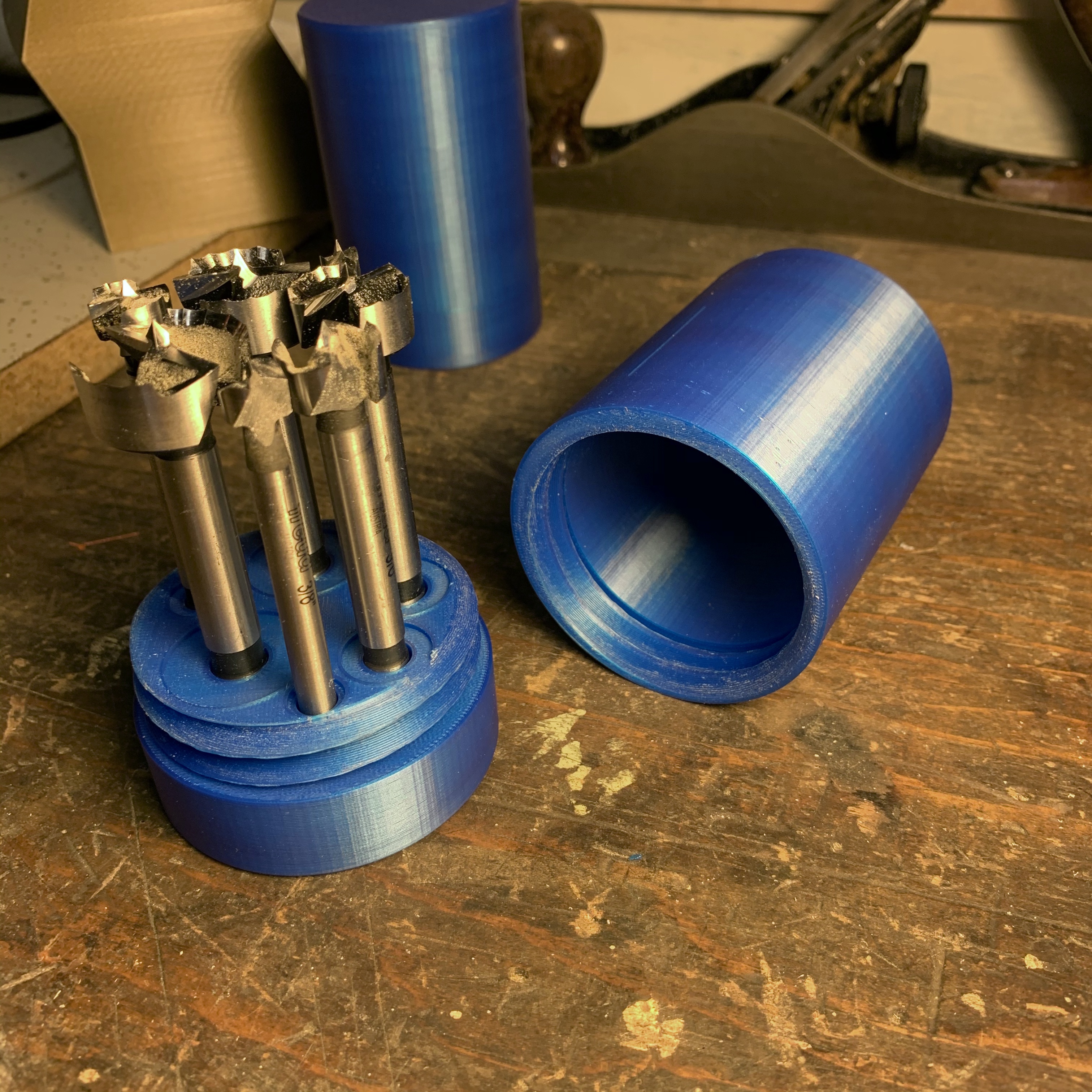 Forstner Bit Holder for 7-piece Freud Set (1/4" - 1")