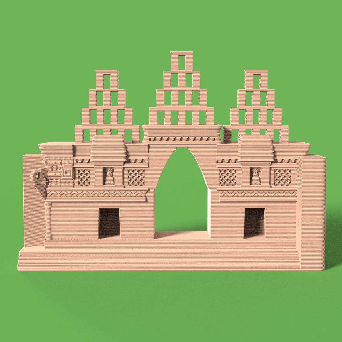 Arch of Labna - Yucatan , Mexico von MiniWorld3D | Kostenloses STL ...
