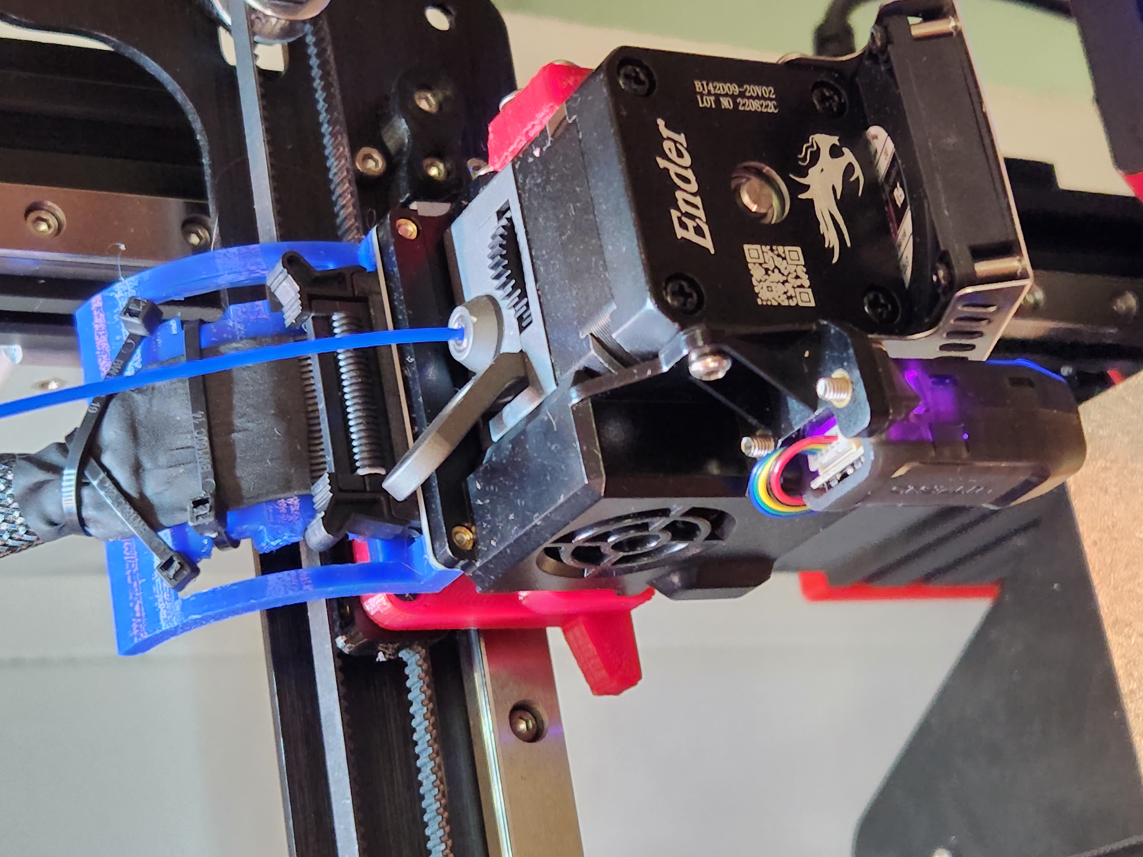 Creality Sprite Mount and cable guide for 3dFused linear rail mod to