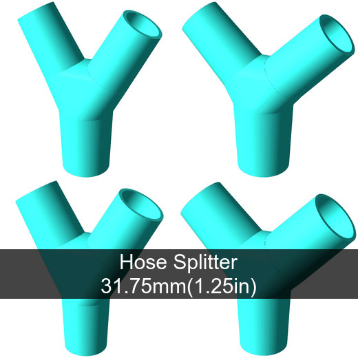 Vacuum hose Y connector splitter for all common sizes by Max