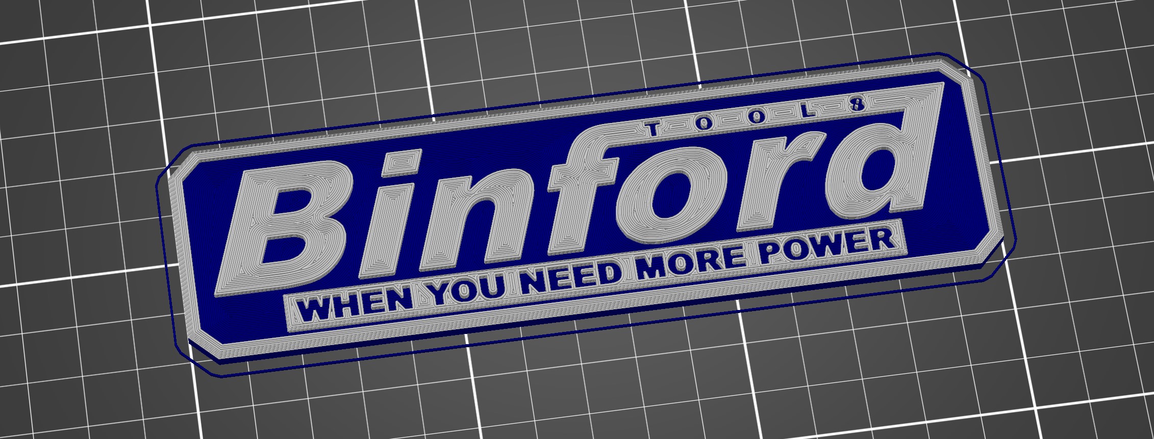 Miniatura 2 do modelo 3D Binford Sign