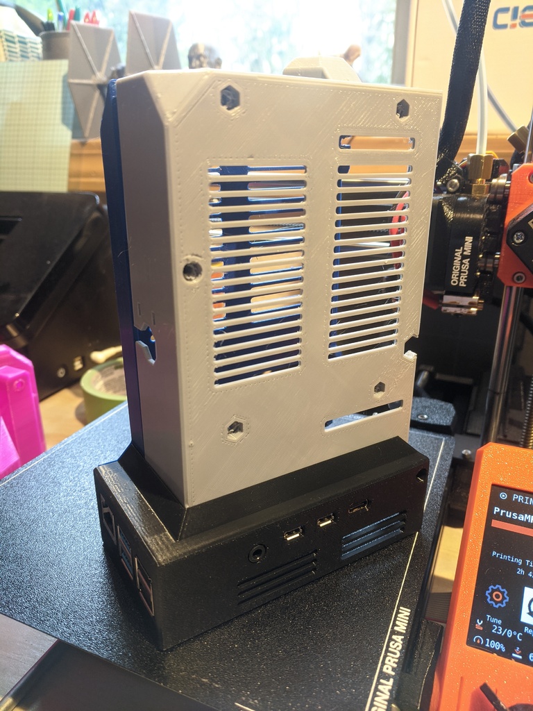 Prusa I3 MK3 OctoPrint Raspberry Pi 4 Einsy Case by MrTeliP Download