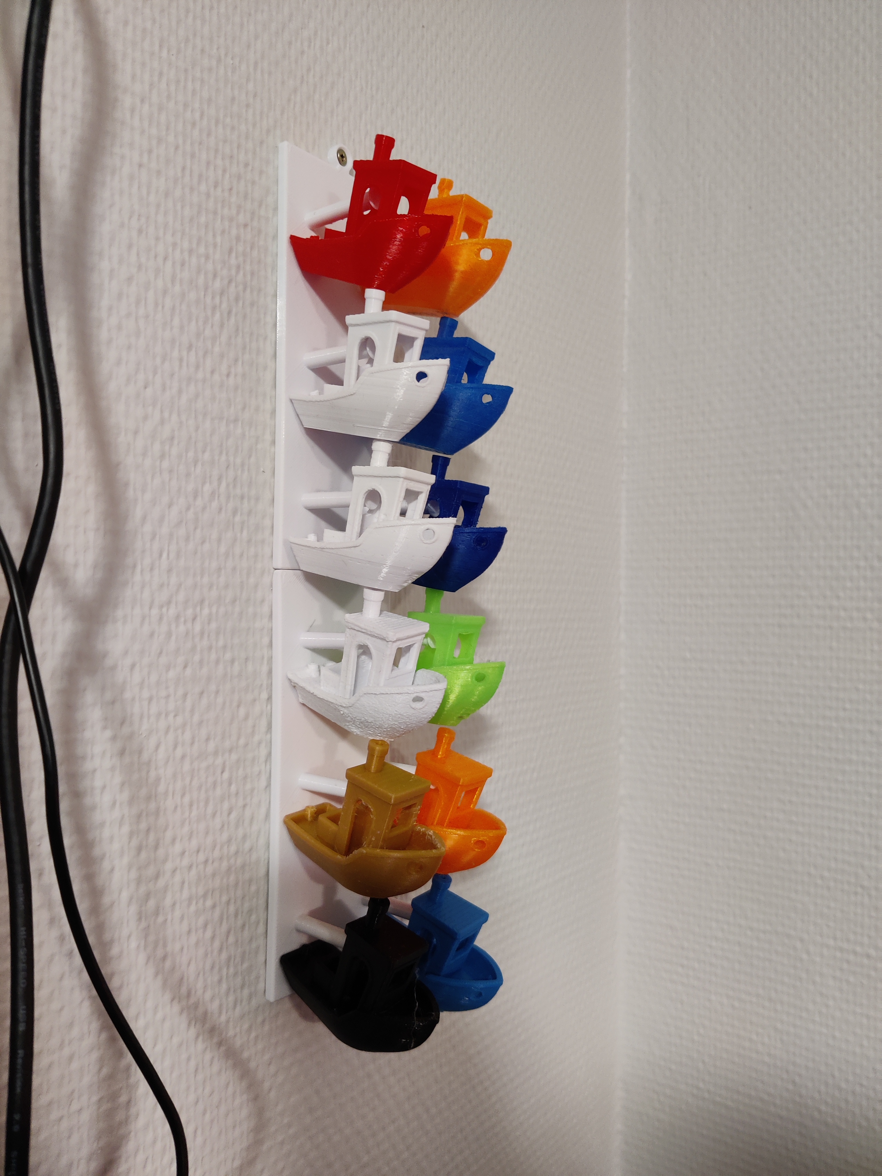 3DBenchy Puzzle Wall-display