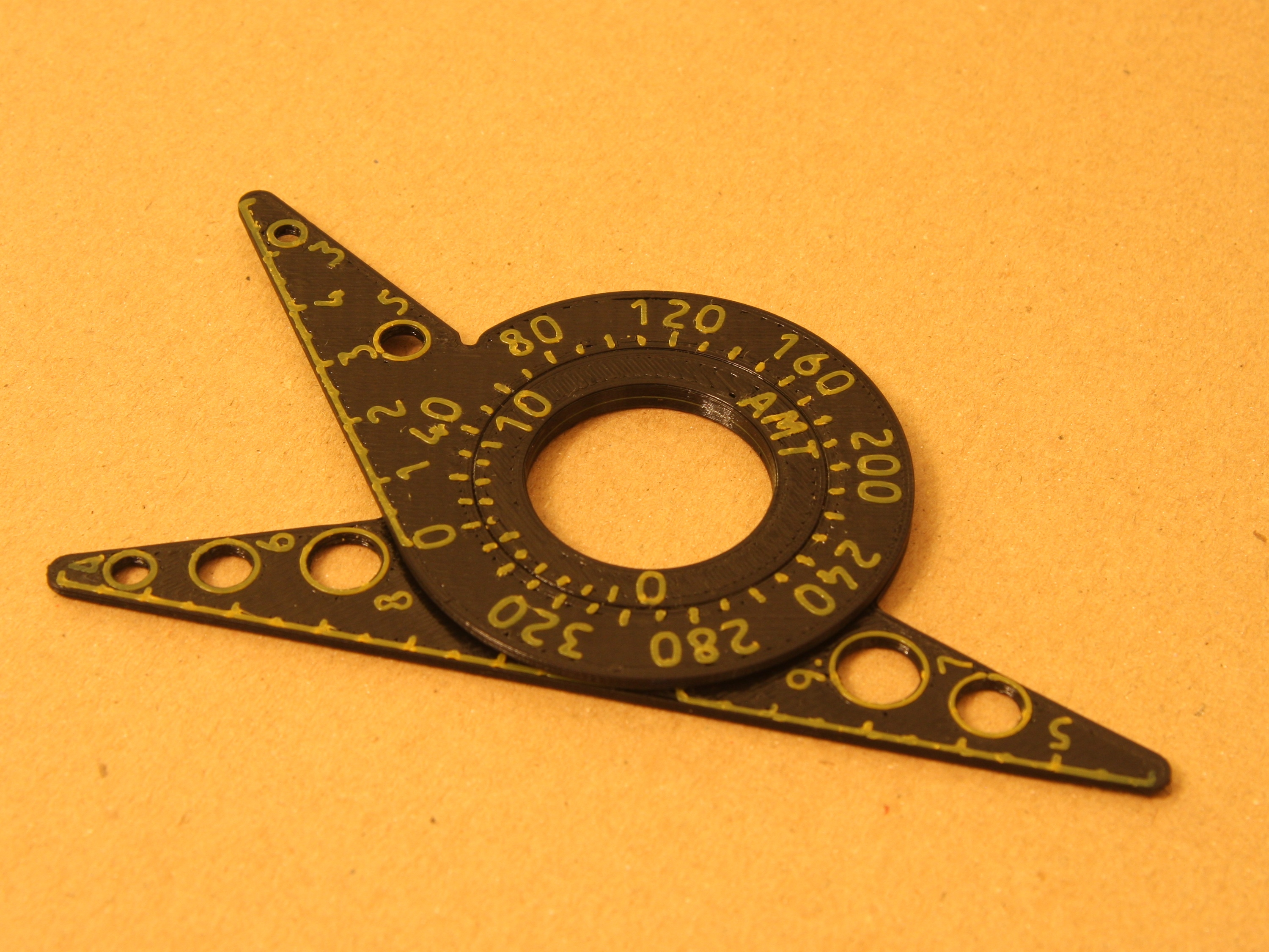 Vernier bevel protractor - Goniometer | Rapporteur | Winkelmesser by ...
