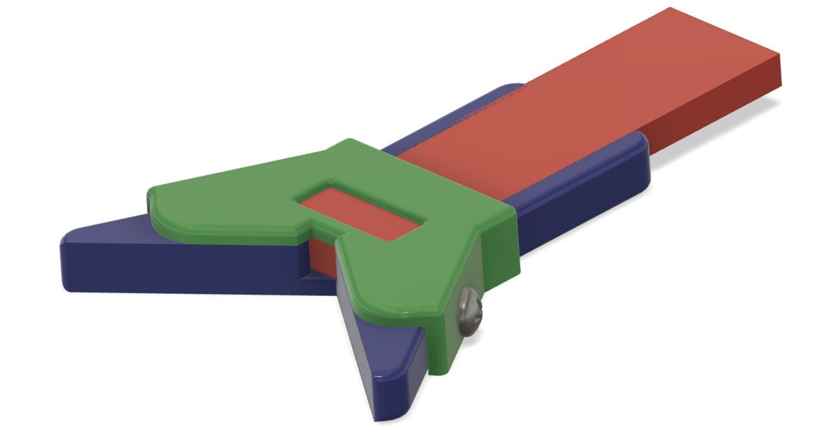 Radius gauge, no maths (almost). 2 versions by Klave Download free