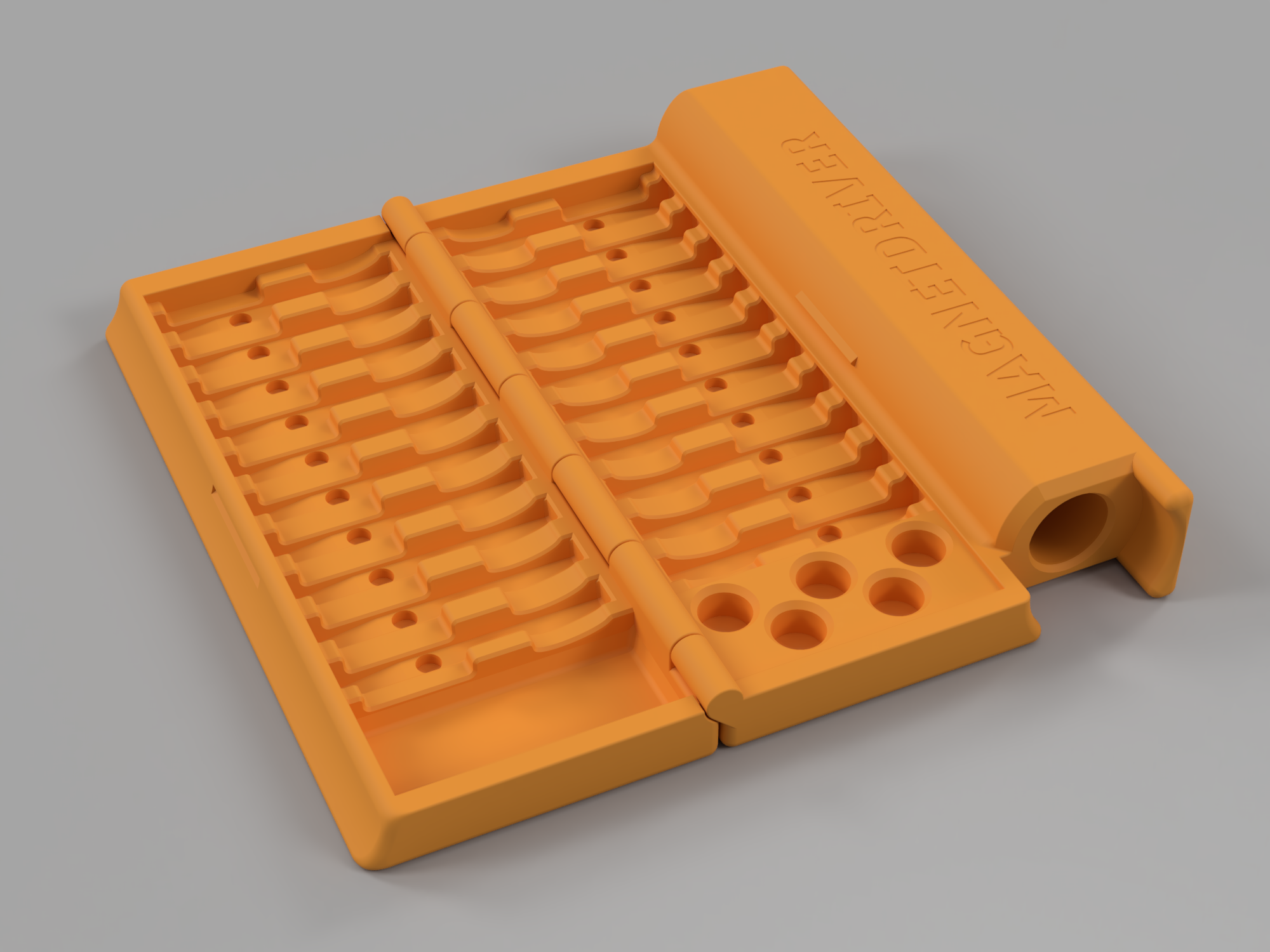 MagnetDriver "Space Rocket" Case (Print-in-Place)