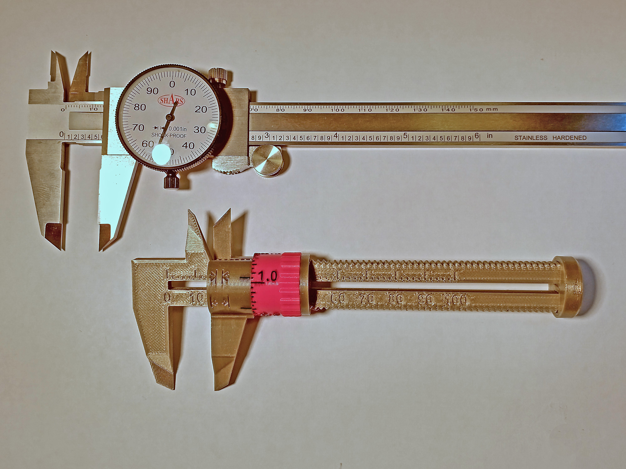 Miniatura 3 do modelo 3D 0.05mm Resolution Dial Calipers