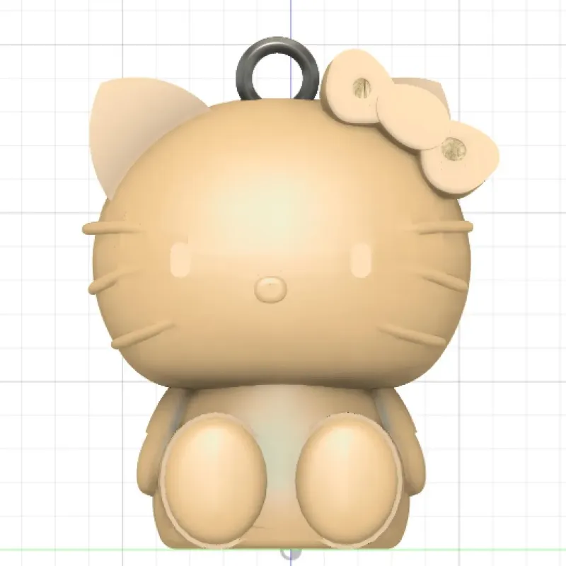 STL file Hello Kitty Angel 👋・3D printing template to download・Cults