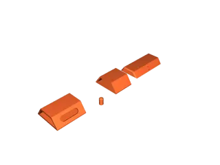 Linear Door Lock Slide by BRIM | Download free STL model | Printables.com