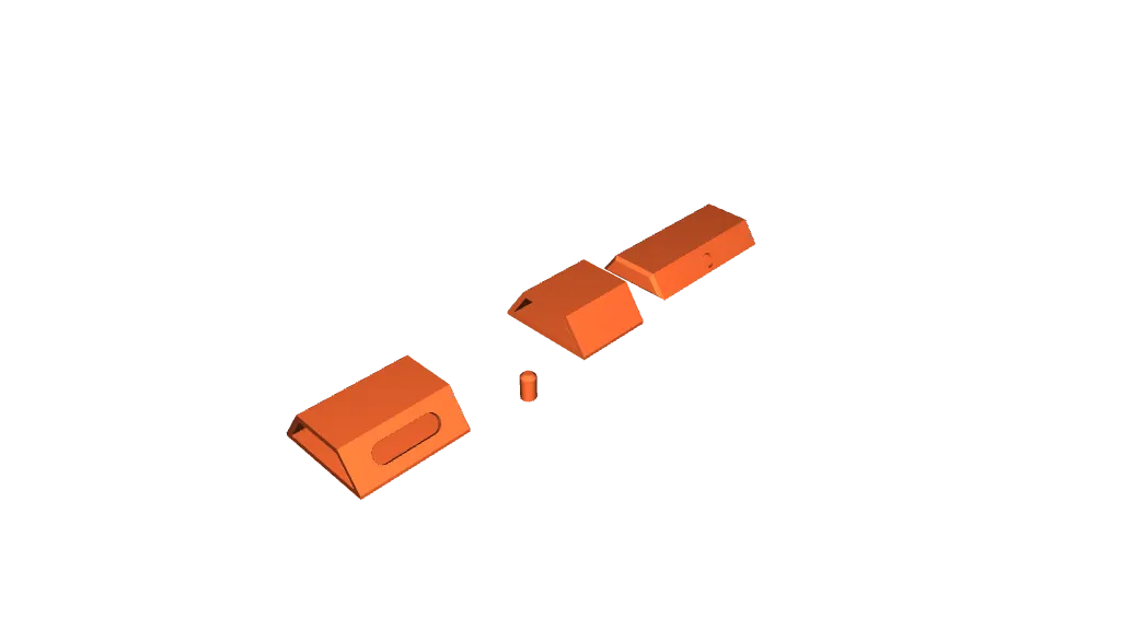 Linear Door Lock Slide by BRIM | Download free STL model | Printables.com