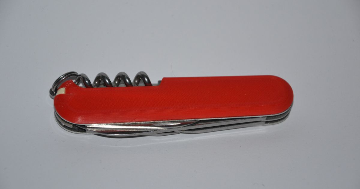 91mm Victorinox swiss army knife scale with toothpick/tweezers by Timon