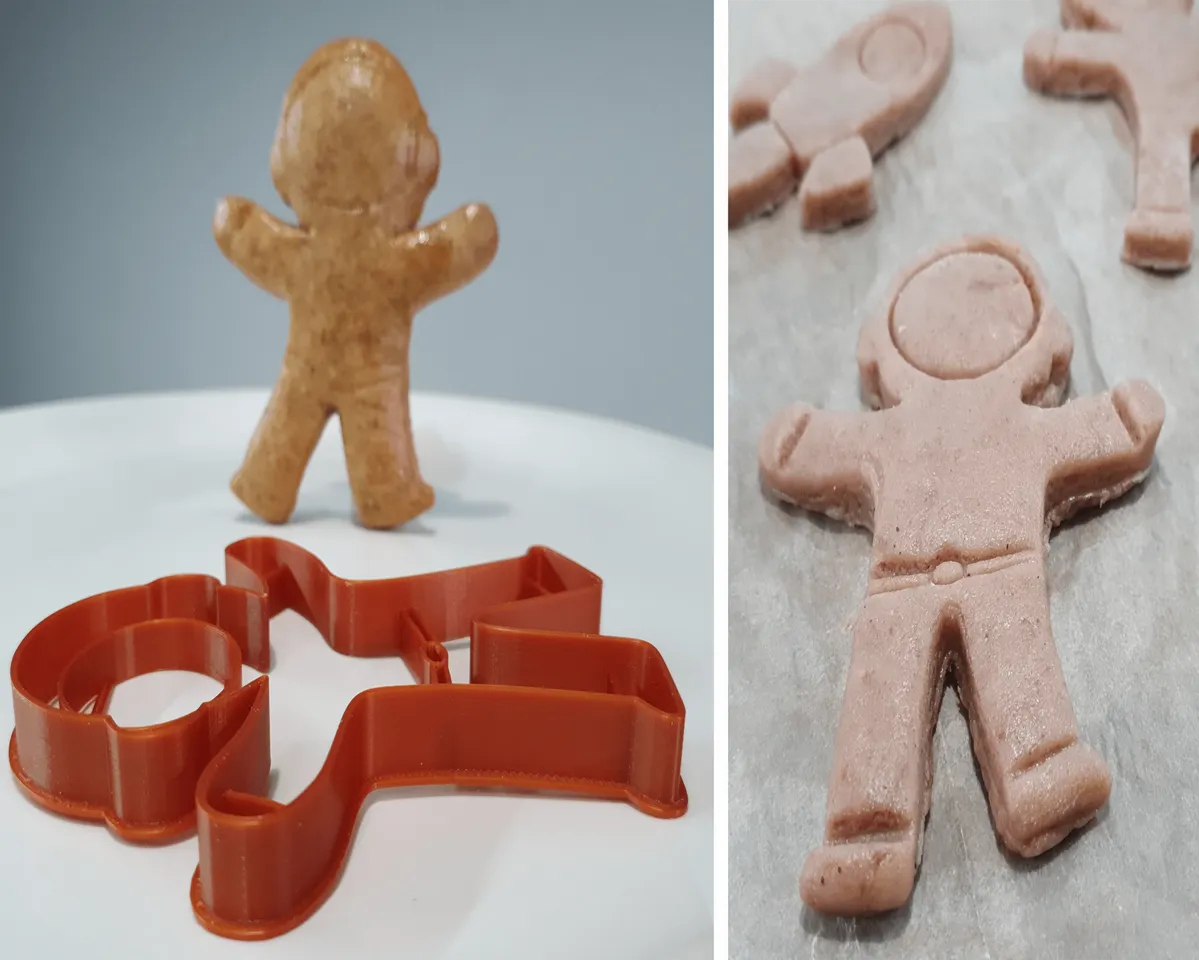 STL file Astronaut Cookie Cutter / Astronaut Cookie Cutter 🧑‍🚀・3D print  object to download・Cults