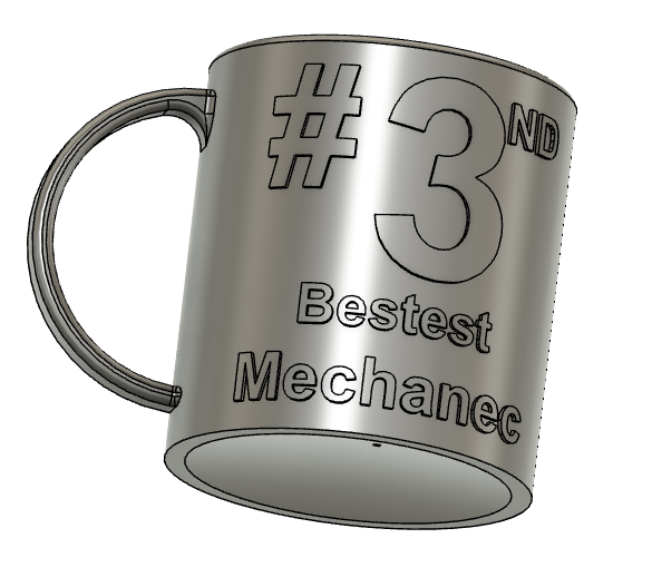 Coffee Cup - 3nd Best Mechanic