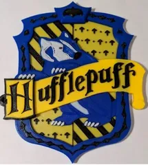 Hogwarts House Crests Gryffindor Slytherin Hufflepuff Ravenclaw by