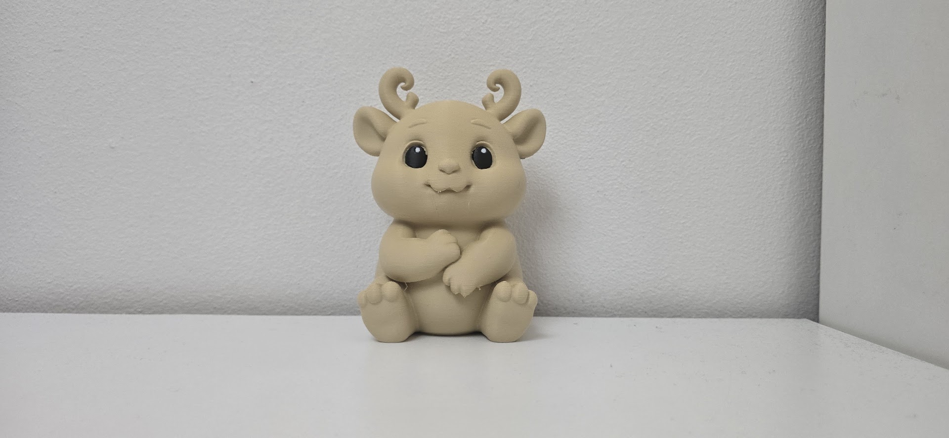 Cute Sitting Baby Reindeer Holiday Figurine
