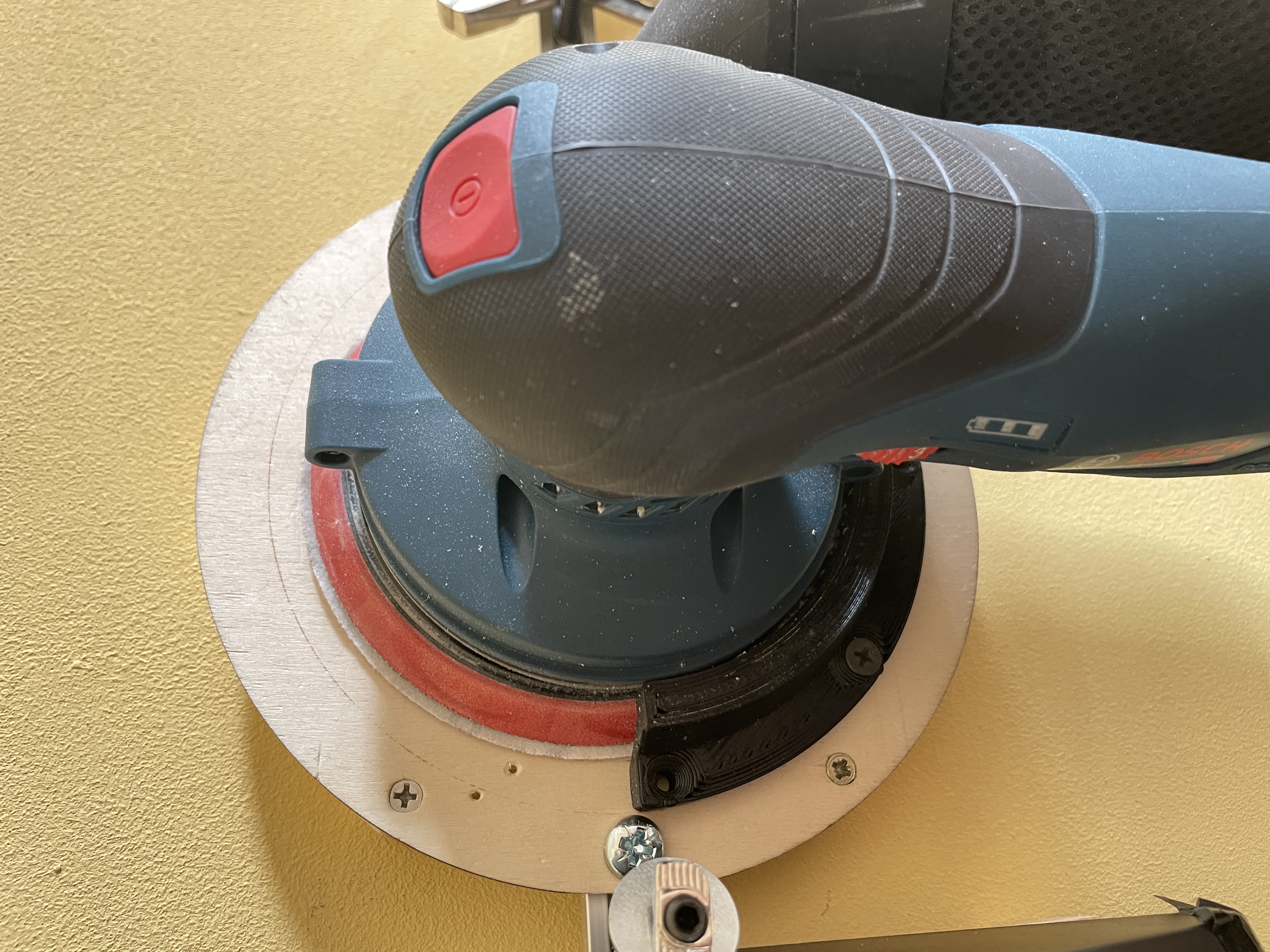 Bosch GEX 125mm orbital sander mount