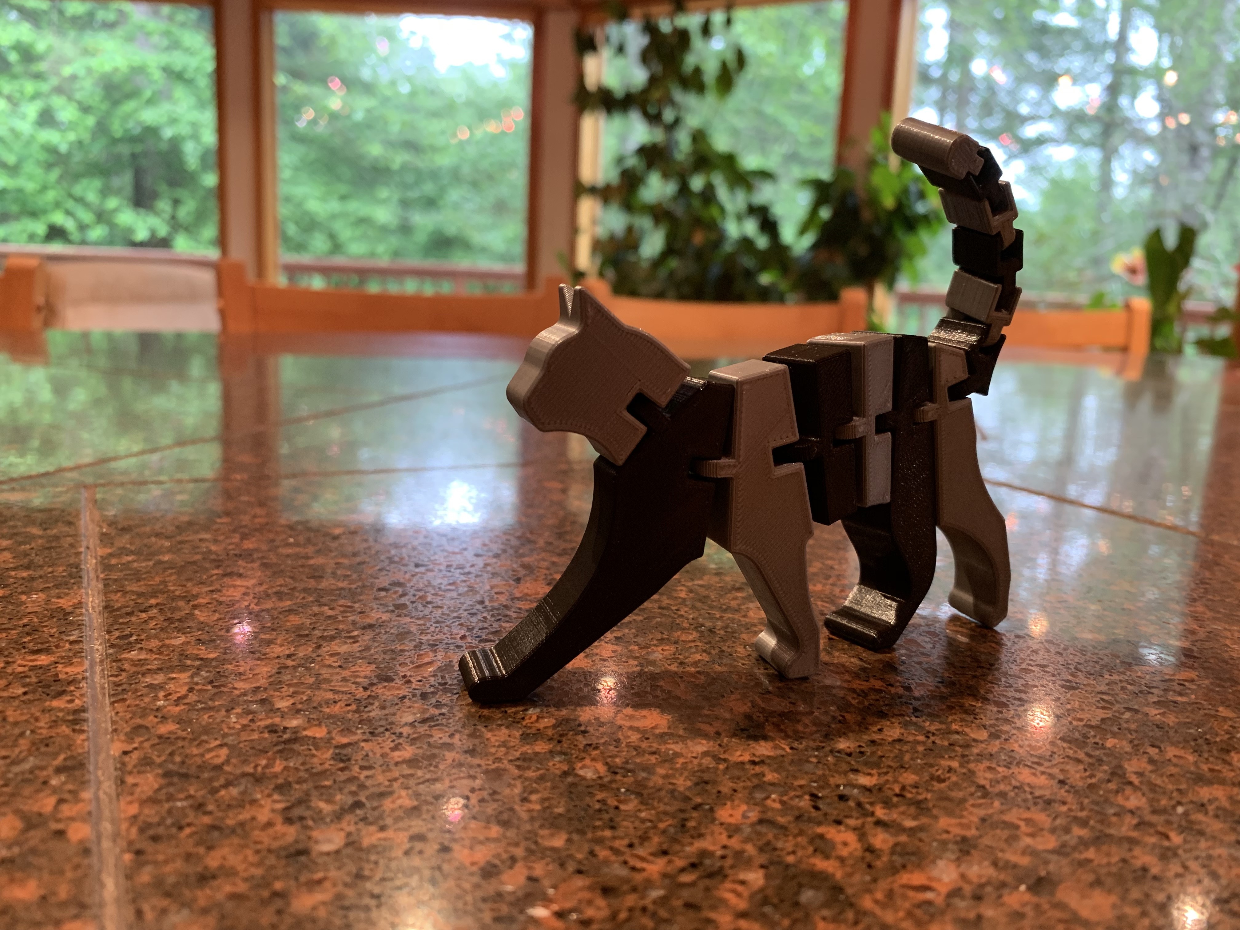 Miniatura 2 do modelo 3D Multi-color Flexi Cat