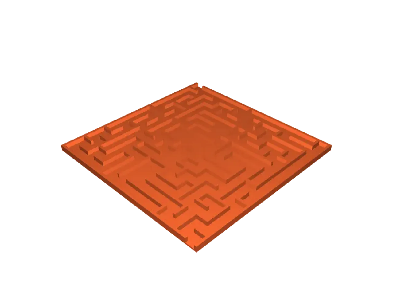 Random maze generator with base by Fujin Raijin | free STL model | Printables.com