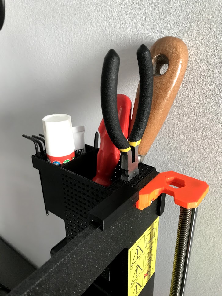 Prusa MK3S tool holder over the PSU