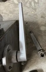 Replacement crank for manual manure mill