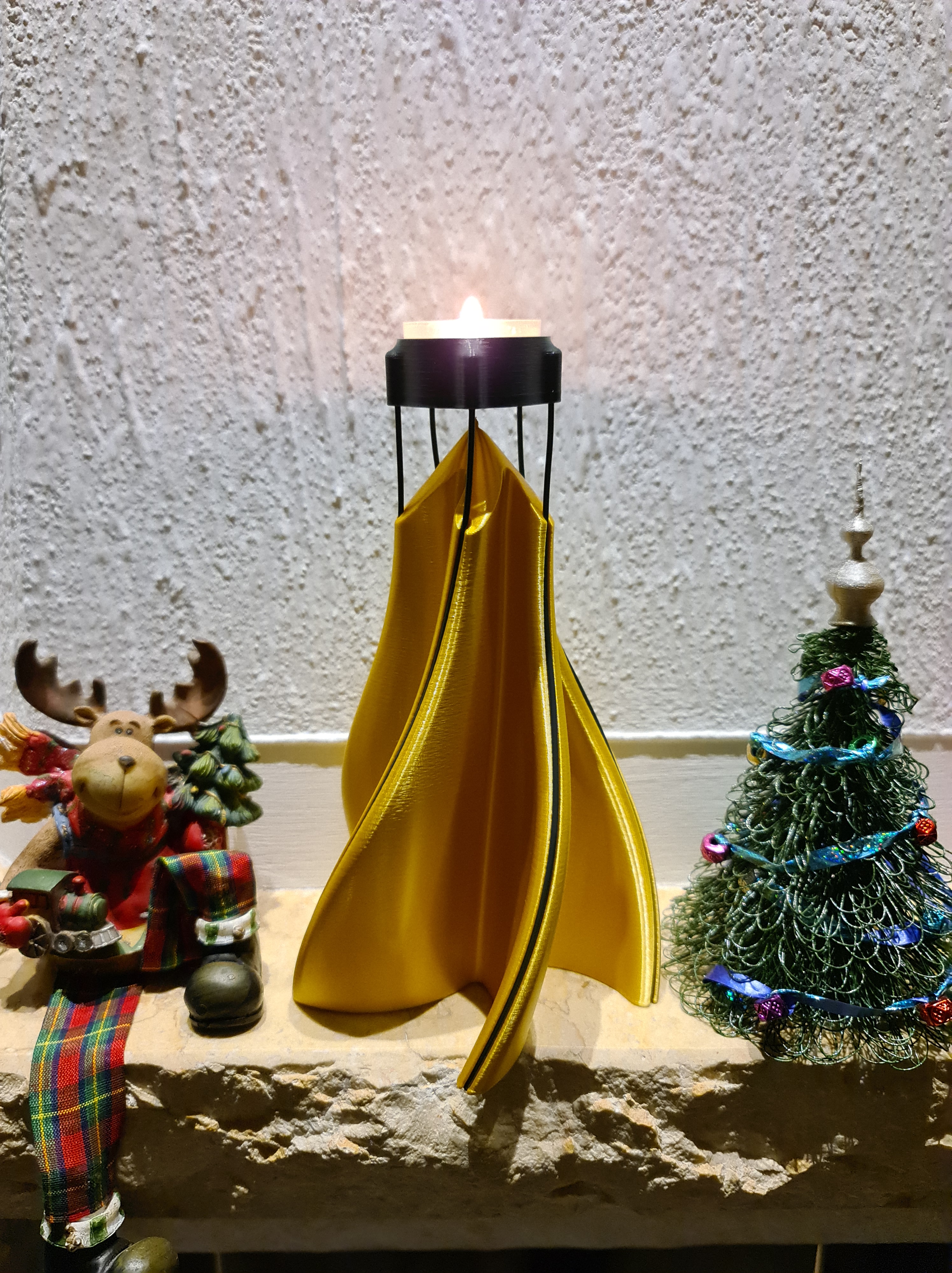 vase mode tea light candle stand