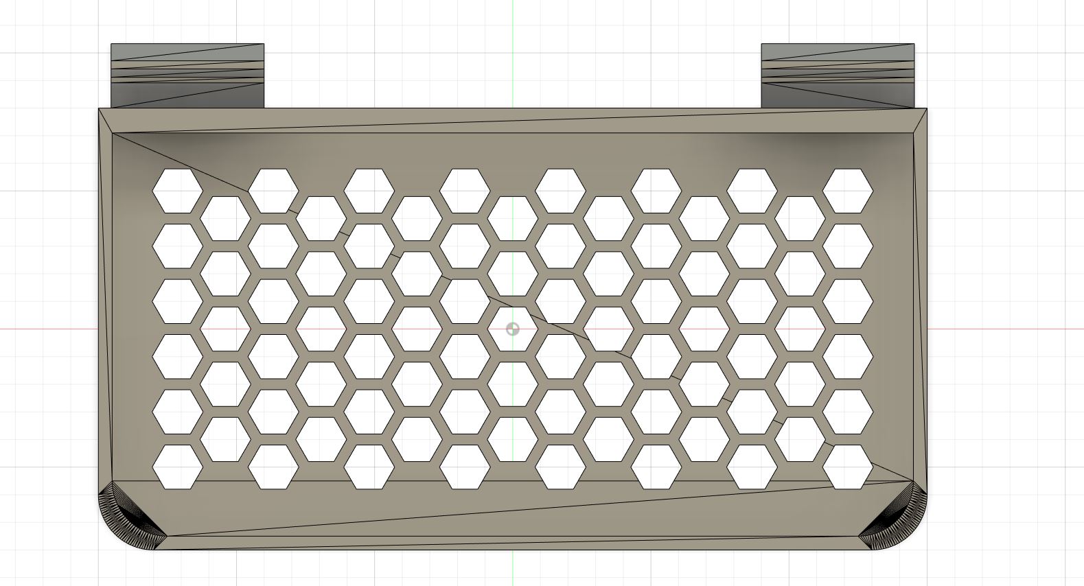 Miniatura 4 do modelo 3D Side boxes with Hexagons